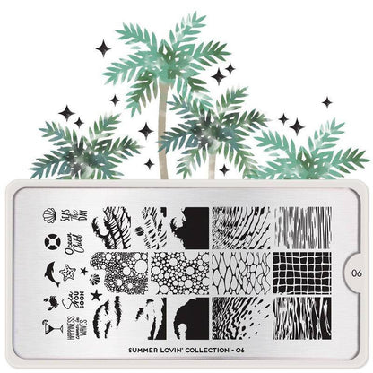 Summer Lovin' 06 ✦ Nail Stamping Plate - MoYou London