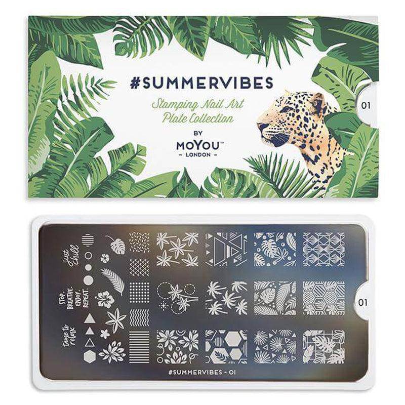 #Summervibes 01 ✦ Nail Stamping Plate - MoYou London