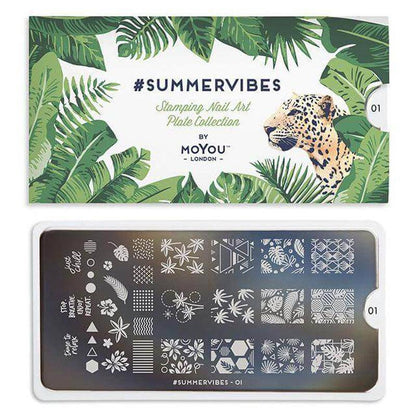 #Summervibes 01 ✦ Nail Stamping Plate - MoYou London