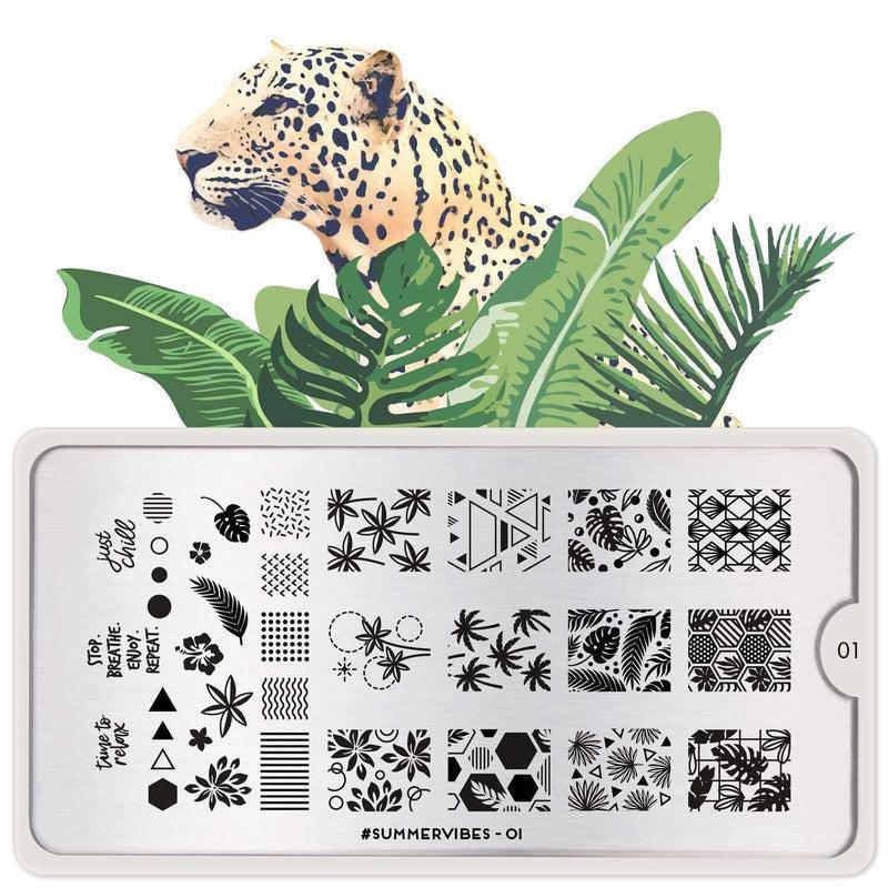 #Summervibes 01 ✦ Nail Stamping Plate - MoYou London