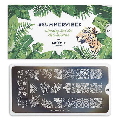 #Summervibes 03 ✦ Nail Stamping Plate - MoYou London