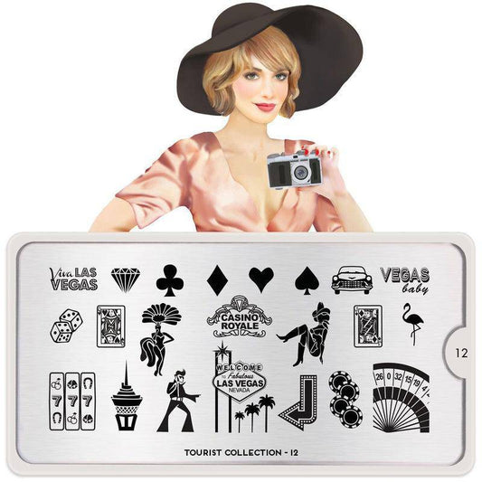 Tourist 12 ✦ Nail Stamping Plate - MoYou London