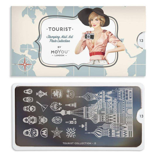 Tourist 13 ✦ Nail Stamping Plate - MoYou London