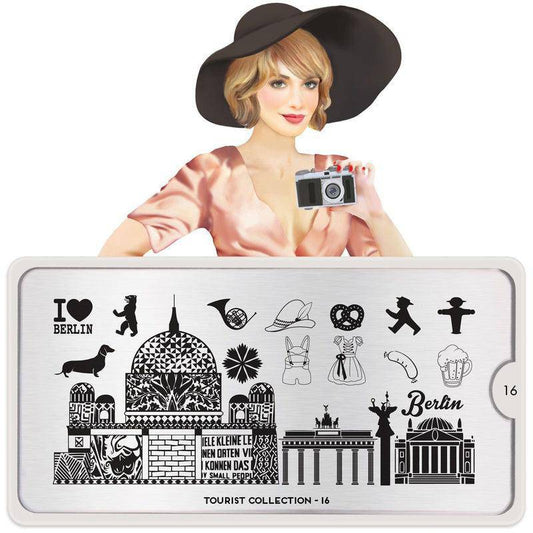Tourist 16 ✦ Nail Stamping Plate - MoYou London