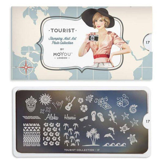 Tourist 17 ✦ Nail Stamping Plate - MoYou London