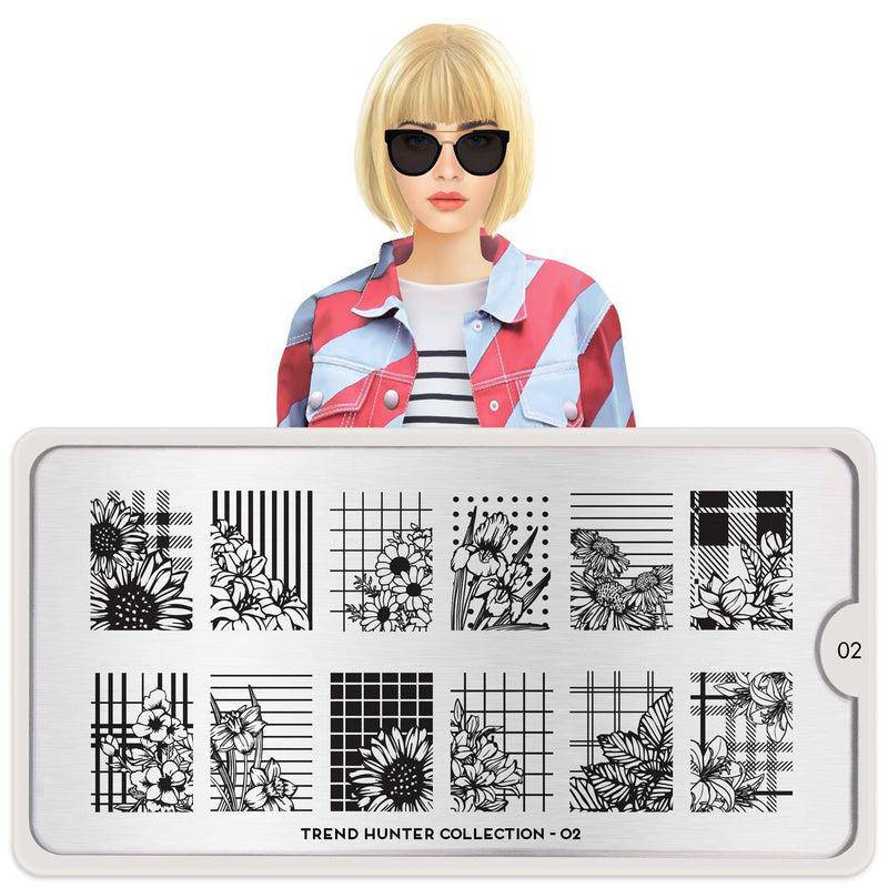 Trend Hunter 02 ✦ Nail Stamping Plate - MoYou London