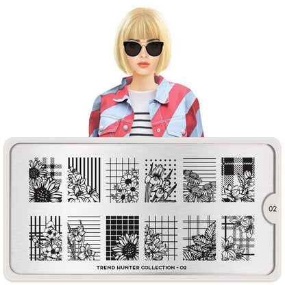 Trend Hunter 02 ✦ Nail Stamping Plate - MoYou London
