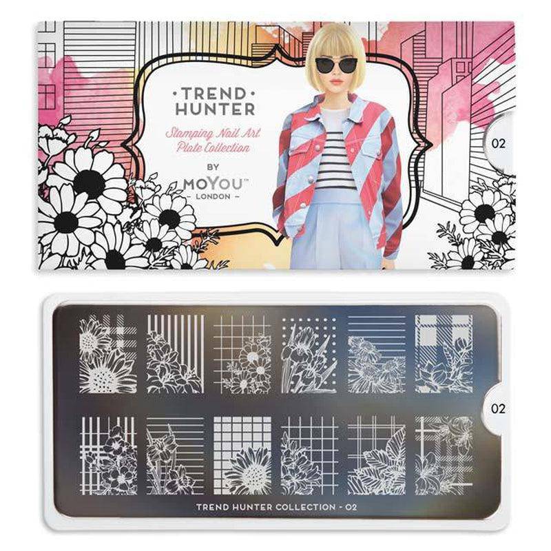 Trend Hunter 02 ✦ Nail Stamping Plate - MoYou London