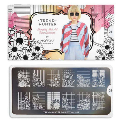 Trend Hunter 02 ✦ Nail Stamping Plate - MoYou London