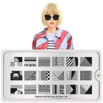Trend Hunter 03 ✦ Nail Stamping Plate - MoYou London