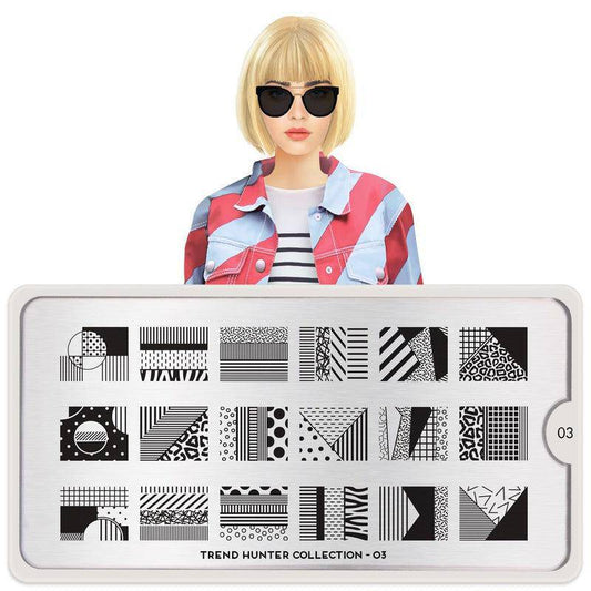 Trend Hunter 03 ✦ Nail Stamping Plate - MoYou London