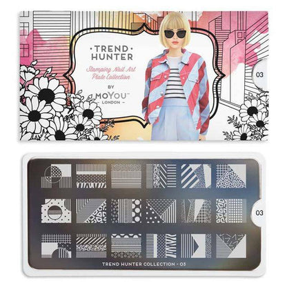 Trend Hunter 03 ✦ Nail Stamping Plate - MoYou London