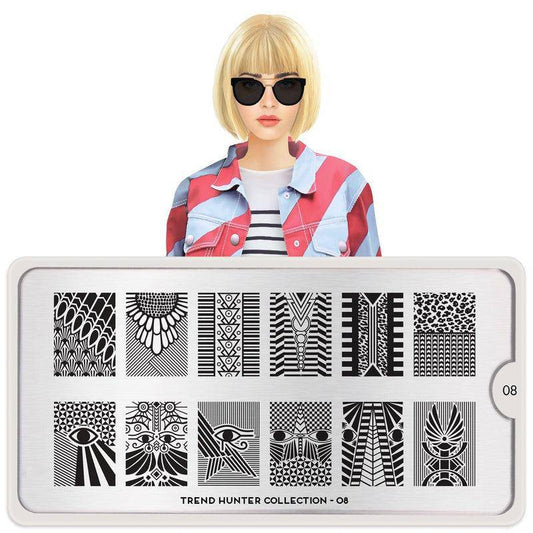 Trend Hunter 08 ✦ Nail Stamping Plate - MoYou London