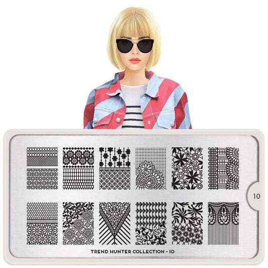 Trend Hunter 10 ✦ Nail Stamping Plate - MoYou London