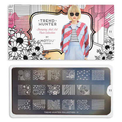 Trend Hunter 11 ✦ Nail Stamping Plate - MoYou London