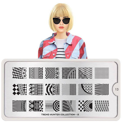 Trend Hunter 13 ✦ Nail Stamping Plate - MoYou London