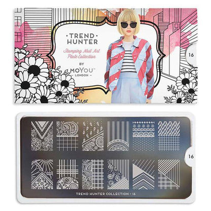 Trend Hunter 16 ✦ Nail Stamping Plate - MoYou London