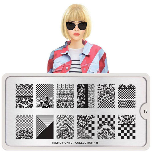 Trend Hunter 18 ✦ Nail Stamping Plate - MoYou London