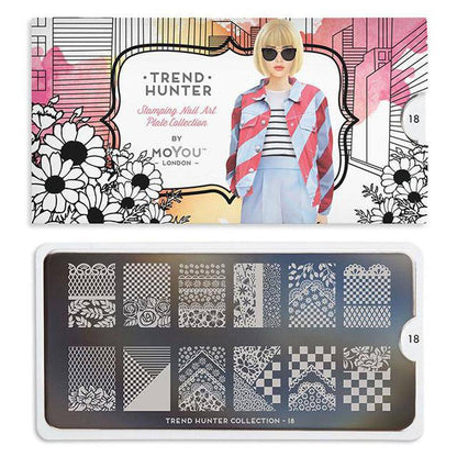 Trend Hunter 18 ✦ Nail Stamping Plate - MoYou London