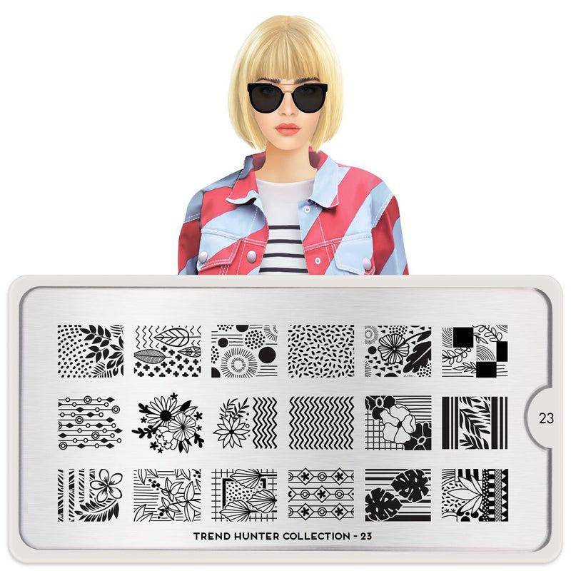 Trend Hunter 23 ✦ Nail Stamping Plate - MoYou London