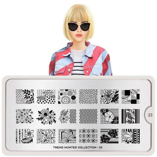 Trend Hunter 23 ✦ Nail Stamping Plate - MoYou London
