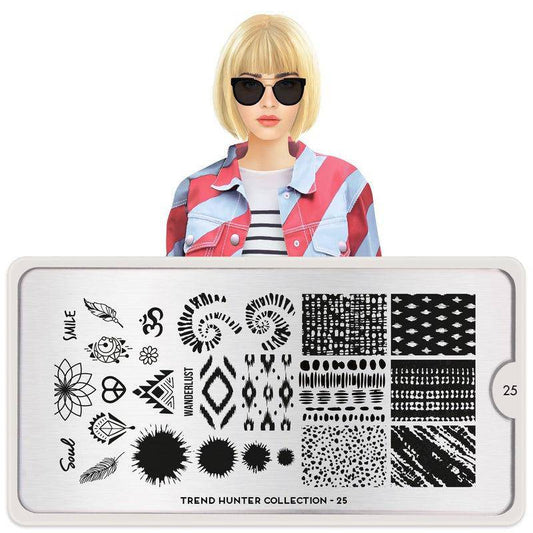 Trend Hunter 25 ✦ Nail Stamping Plate - MoYou London
