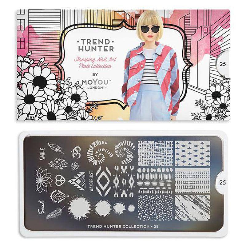 Trend Hunter 25 ✦ Nail Stamping Plate - MoYou London