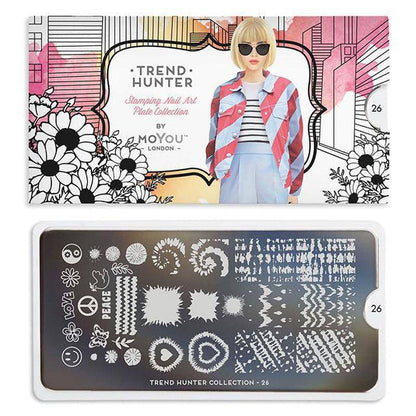 Trend Hunter 26 ✦ Nail Stamping Plate - MoYou London