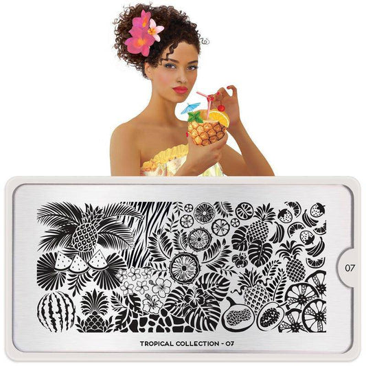 Tropical 07 ✦ Nail Stamping Plate - MoYou London
