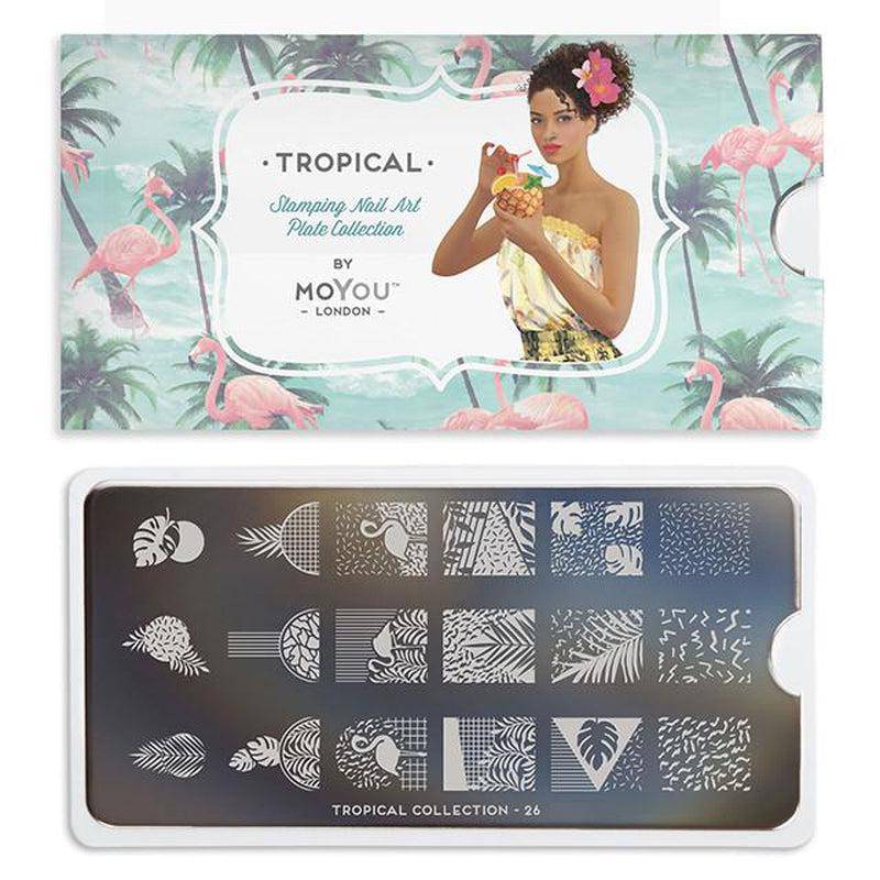 Tropical 26 ✦ Nail Stamping Plate - MoYou London