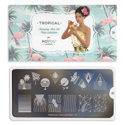 Tropical 31 ✦ Nail Stamping Plate - MoYou London