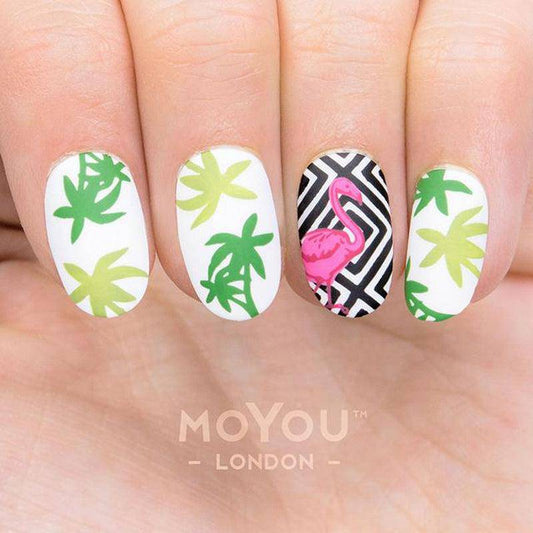 Tropical 35 ✦ Nail Stamping Plate - MoYou London