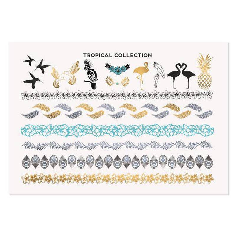 Tropical Feet Tattoo 01 - MoYou London