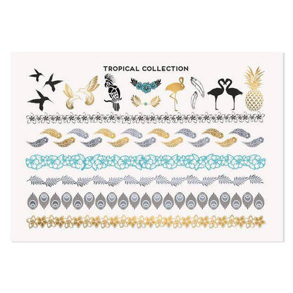 Tropical Feet Tattoo 01 - MoYou London