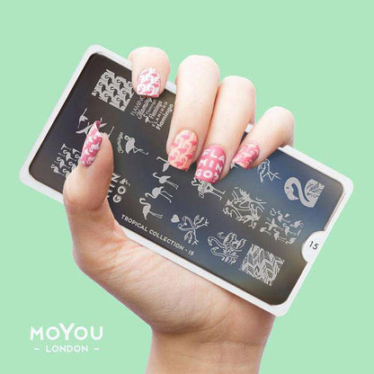 Tropical Starter Kit Nail Art Stencil MoYou London 