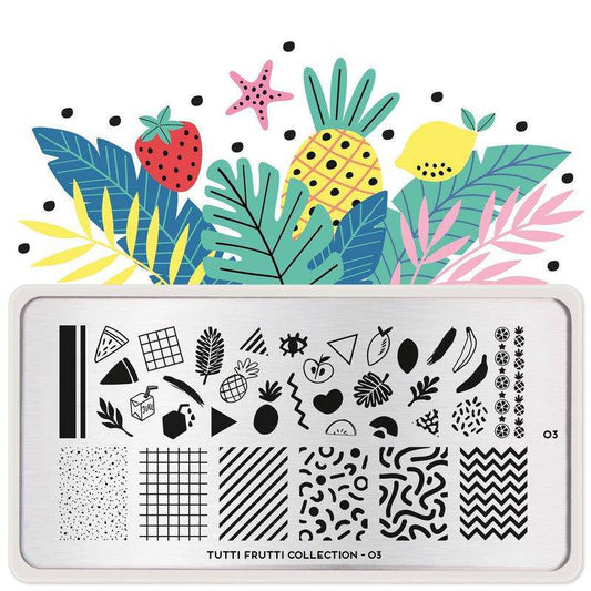 Tutti Frutti 03 ✦ Nail Stamping Plate - MoYou London
