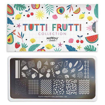 Tutti Frutti 03 ✦ Nail Stamping Plate - MoYou London