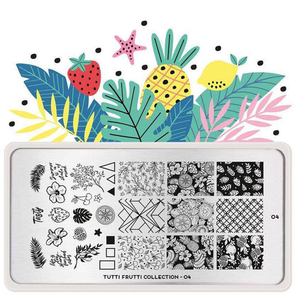 Tutti Frutti 04 ✦ Nail Stamping Plate - MoYou London