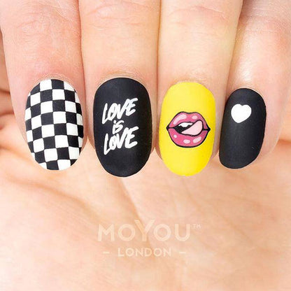 What the Plate 02 ✦ Pride Nail Stamping Plate - MoYou London