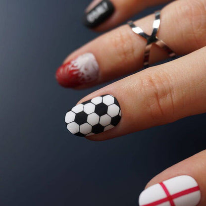 What the Plate 04 ✦ World Cup Nail Stamping Plate - MoYou London