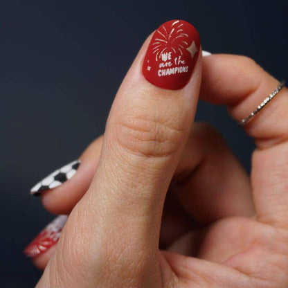What the Plate 04 ✦ World Cup Nail Stamping Plate - MoYou London