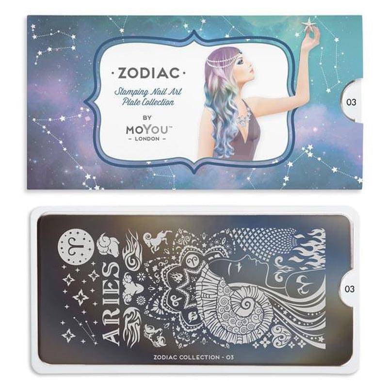 Zodiac 03 ✦ Nail Stamping Plate - MoYou London