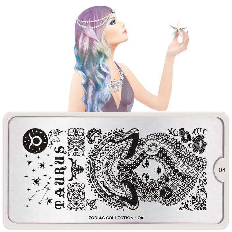 Zodiac 04 ✦ Nail Stamping Plate - MoYou London
