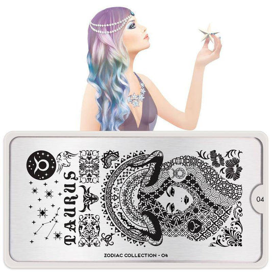 Zodiac 04 ✦ Nail Stamping Plate - MoYou London