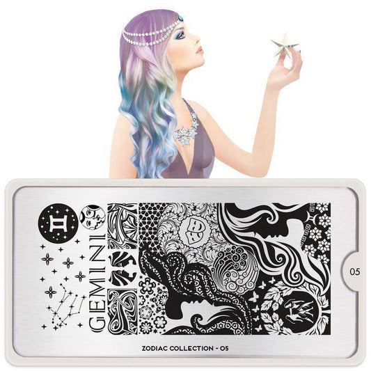 Zodiac 05 ✦ Nail Stamping Plate - MoYou London
