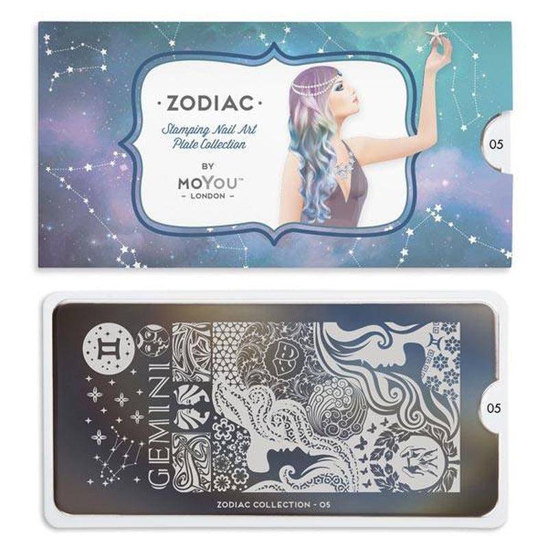 Zodiac 05 ✦ Nail Stamping Plate - MoYou London
