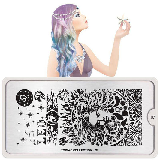 Zodiac 07 ✦ Nail Stamping Plate - MoYou London