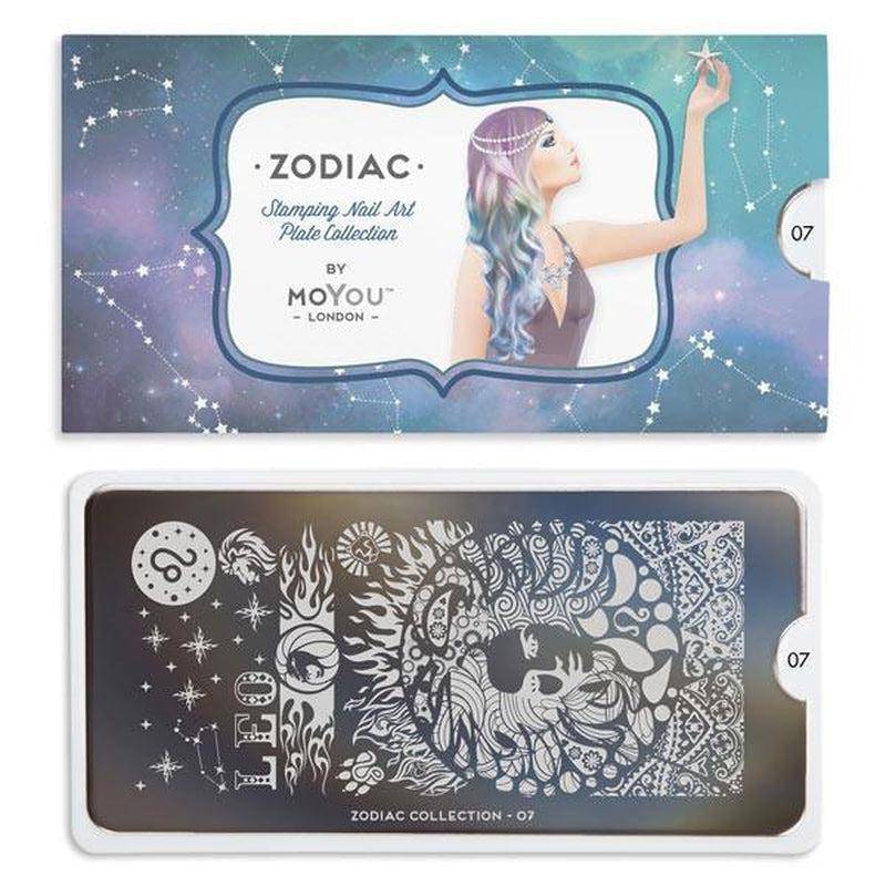 Zodiac 07 ✦ Nail Stamping Plate - MoYou London