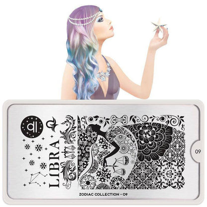 Zodiac 09 ✦ Nail Stamping Plate - MoYou London