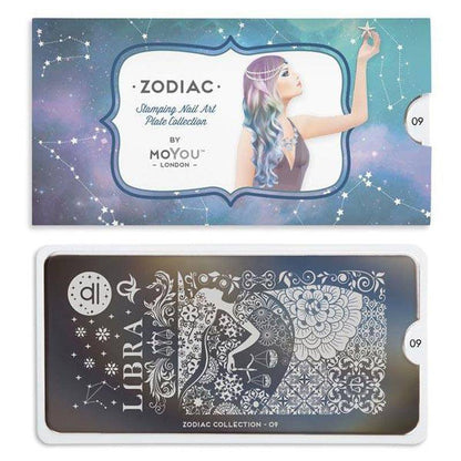 Zodiac 09 ✦ Nail Stamping Plate - MoYou London